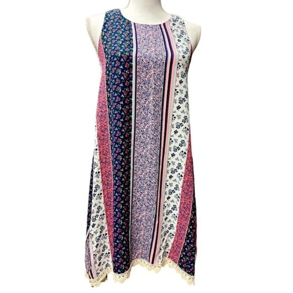 Lilt Floral Flared Halter‎ Dress Size 16